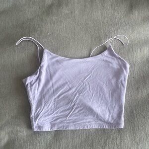 Garage Lavender Cropped Tank Top Size S